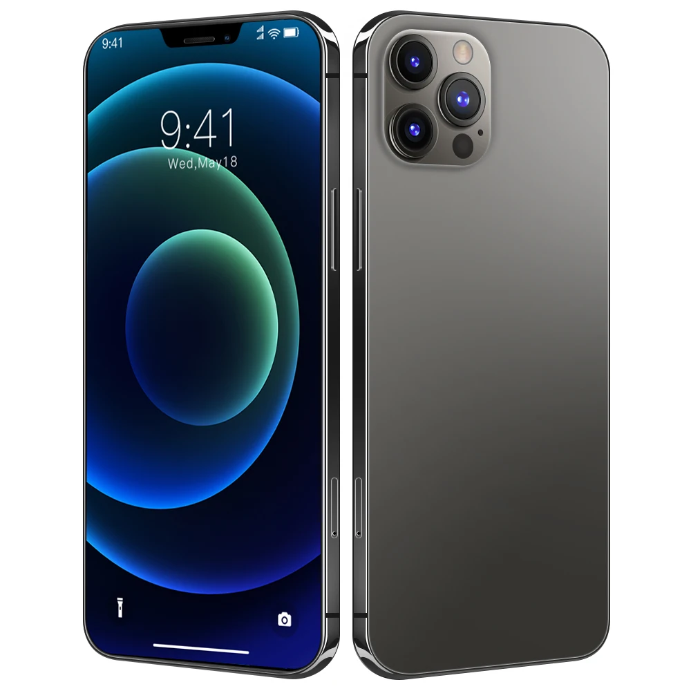 i12 pro max 6.7-inch original smartphone Global version unlocked Phone12 12GB+512GB 10core 4G 5G Network Android mobile phone