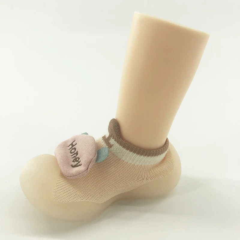 Prewalker newborn baby shoes cartoon pattern soft sole toddlers indoor home casual baby sock shoes