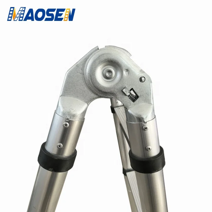 Hot Selling Double Sided Aluminum Folding Telescopic Ladder With Hinges