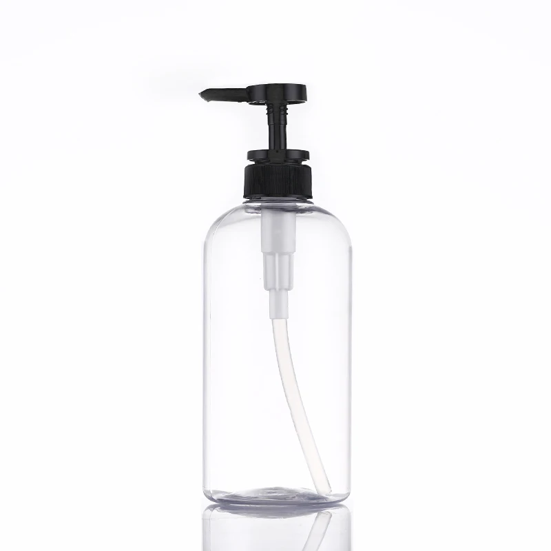 
Transparent plastic lotion bottles 600ml/500ml luxury lotion bottles 