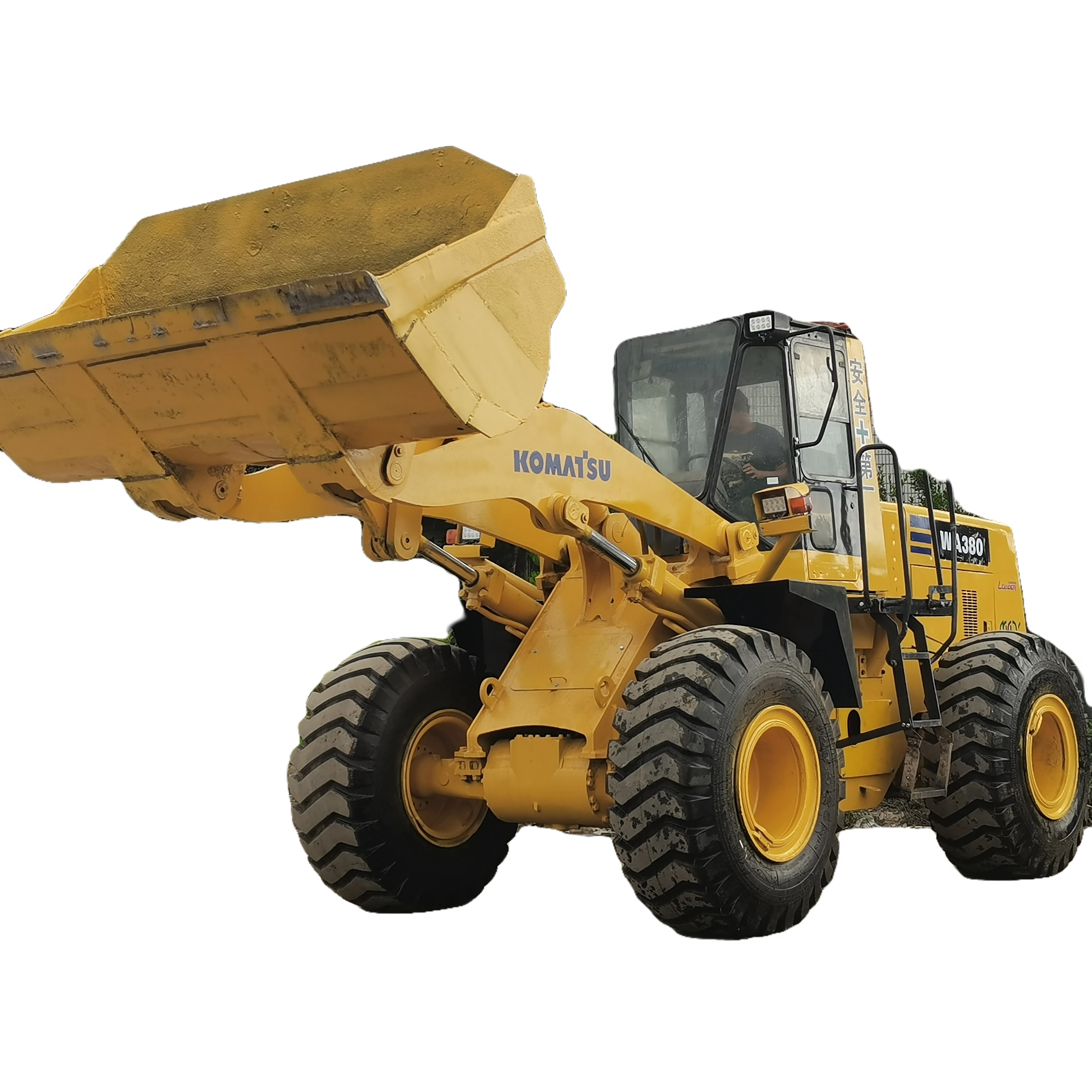 Использованный Wa380-3 погрузчик Komatsu строительная машина/Подержанный фронтальный Япония дешевая цена