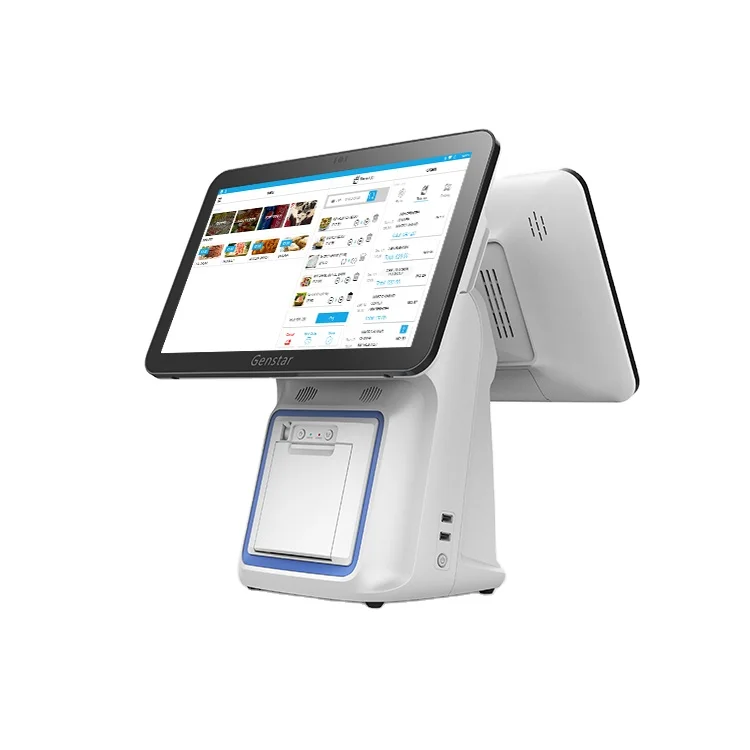 Micro touch epos cashier machine All in one billing machine with MSR for Retail Restaurant Cash system POS terminal
