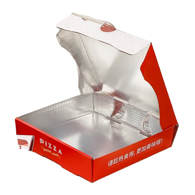 New Design Pizza Box made of Aluminum Foil Pizza Box Pizza Container