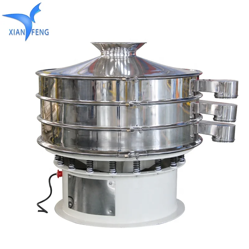 professional sugar processing machine rotary vibrating sieving screen