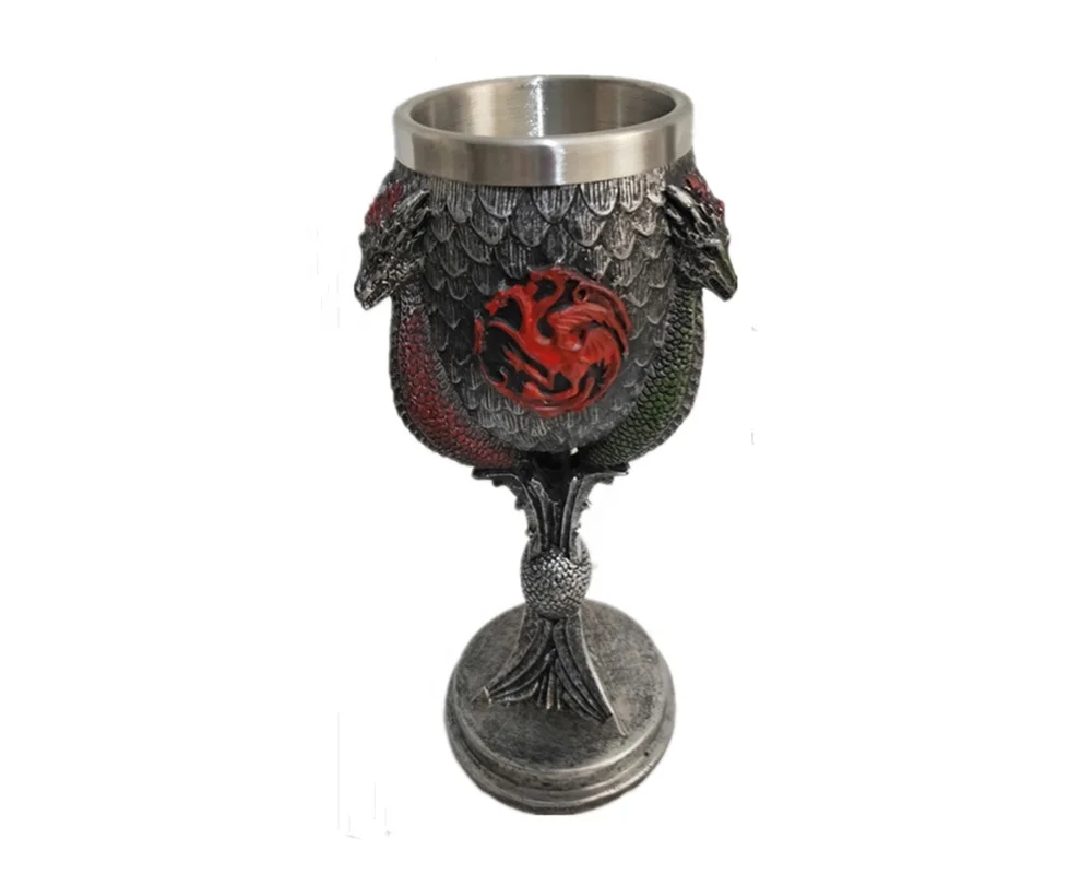 Wholesale Custom Stainless Steel Metal Craft Sculpture Goblet For Home Decoration