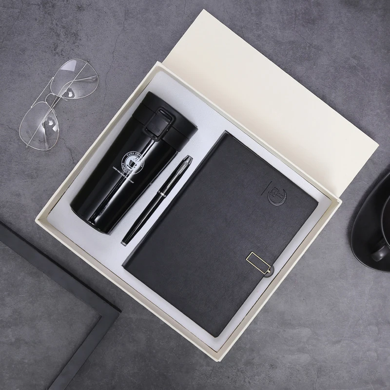 Персонализированная Подарочная Термокружка с квадратной пряжкой для ноутбука кофейные чашки металлическая ручка рекламная коробка бизнеса логотипом на заказ