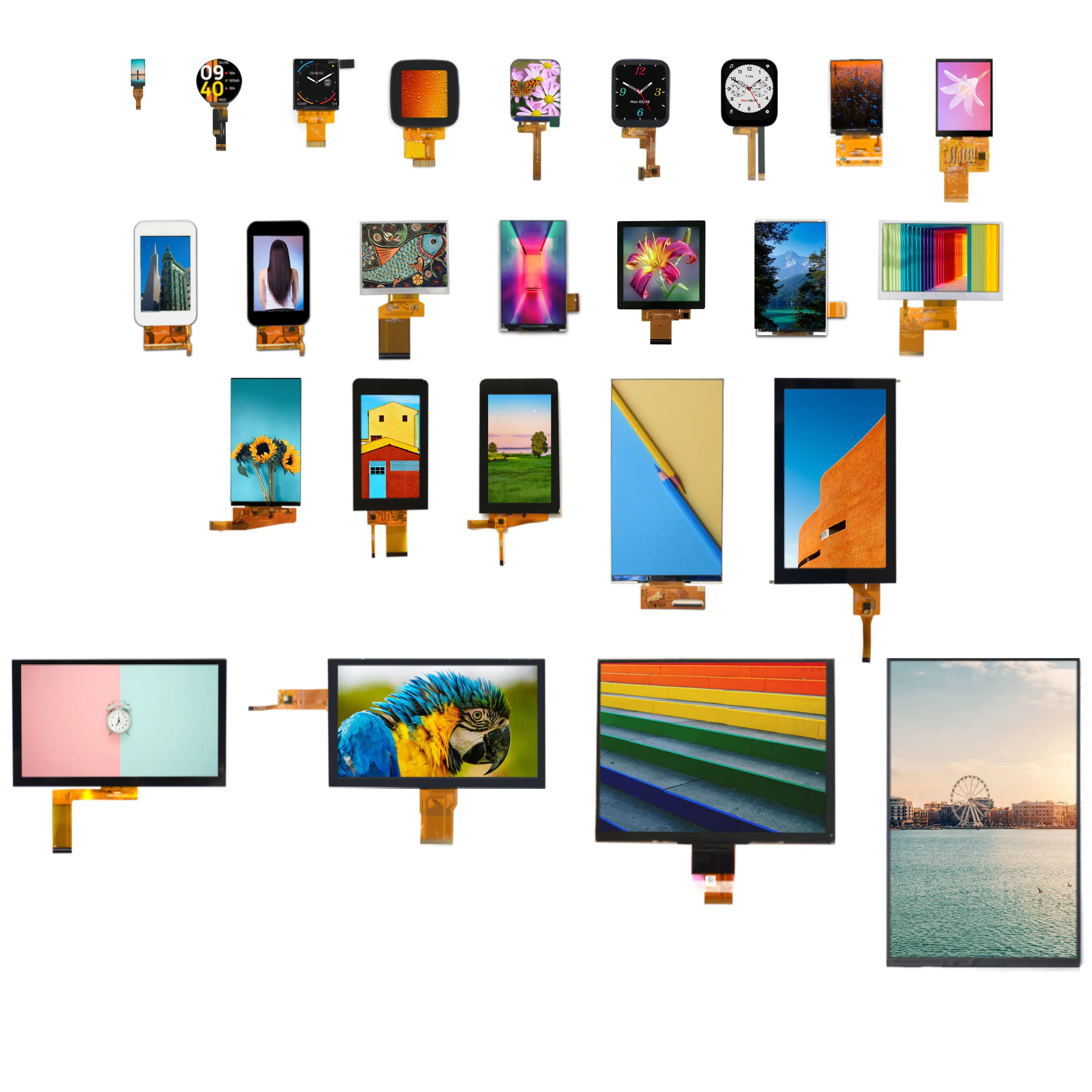 Thin-Film Transistor Liquid Crystal Display 1.28 Inch Round Lcd Screen Manufacturer 16 X 4 Large Module Tft 9 Wholesale