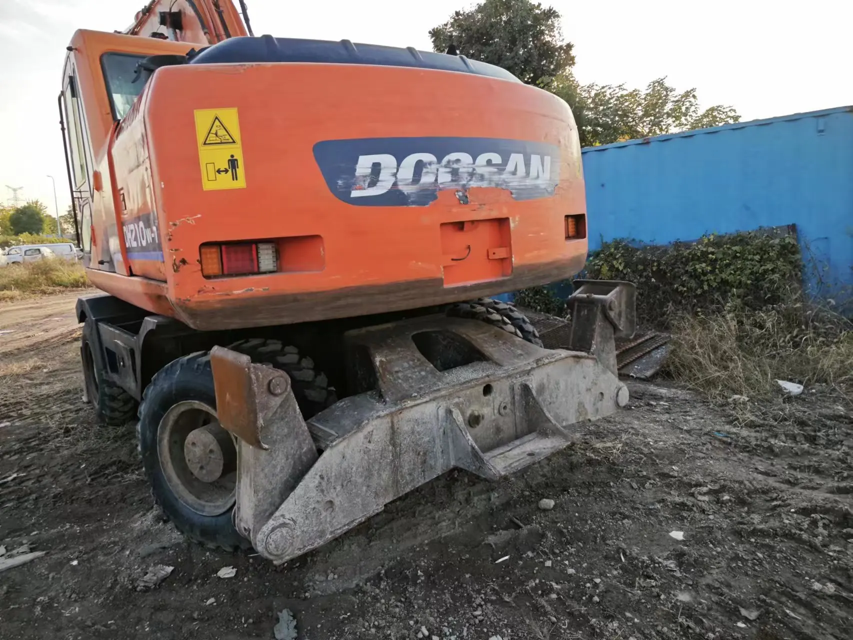 Doosan 210w-7 Used KOREA Used Wheel Excavator Doosan 210w-7 excavators good quality  Doosan DH 210w-7