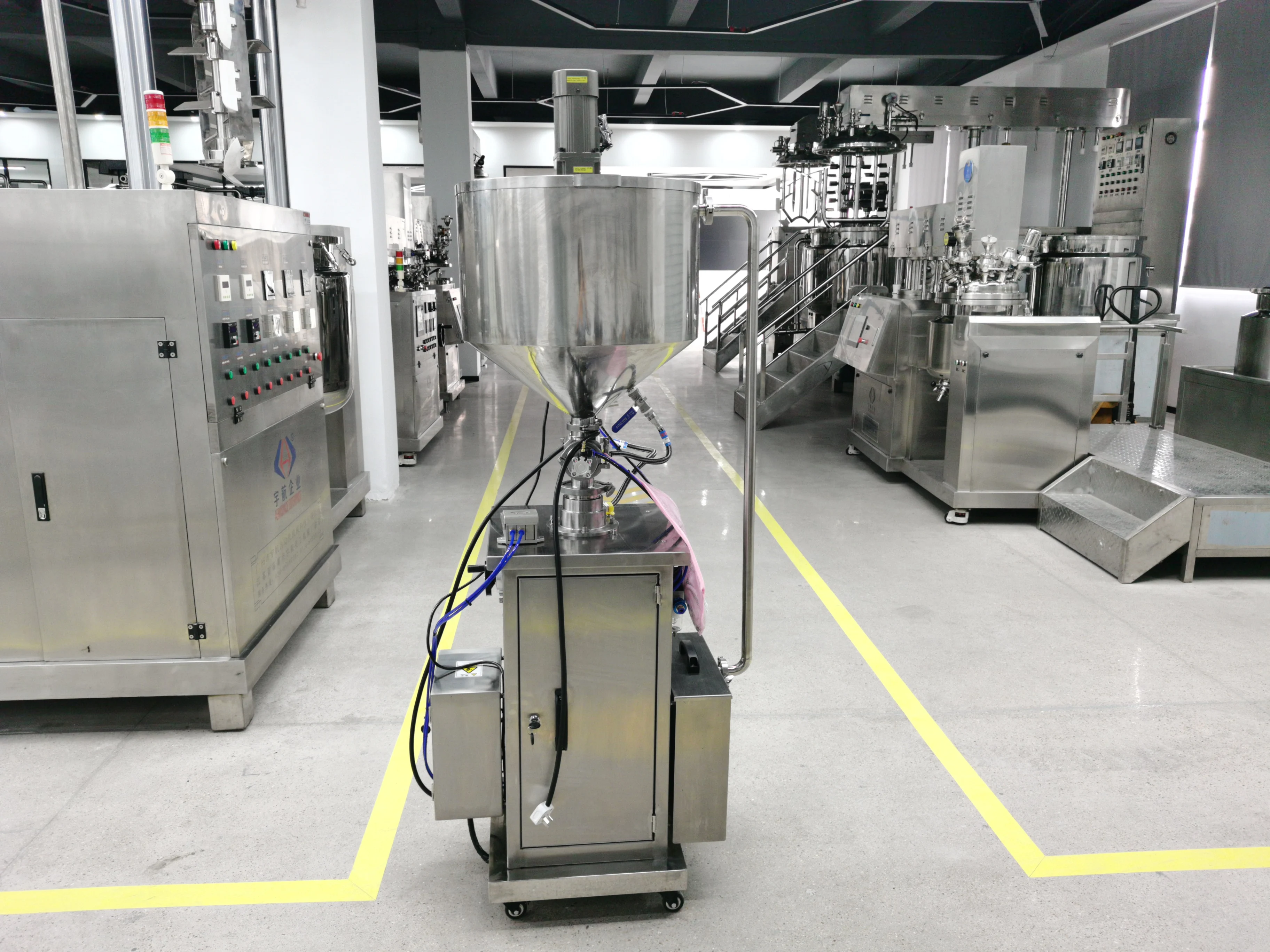 vertical Semi automatic cheese butter filling chocolate filling machine mixer