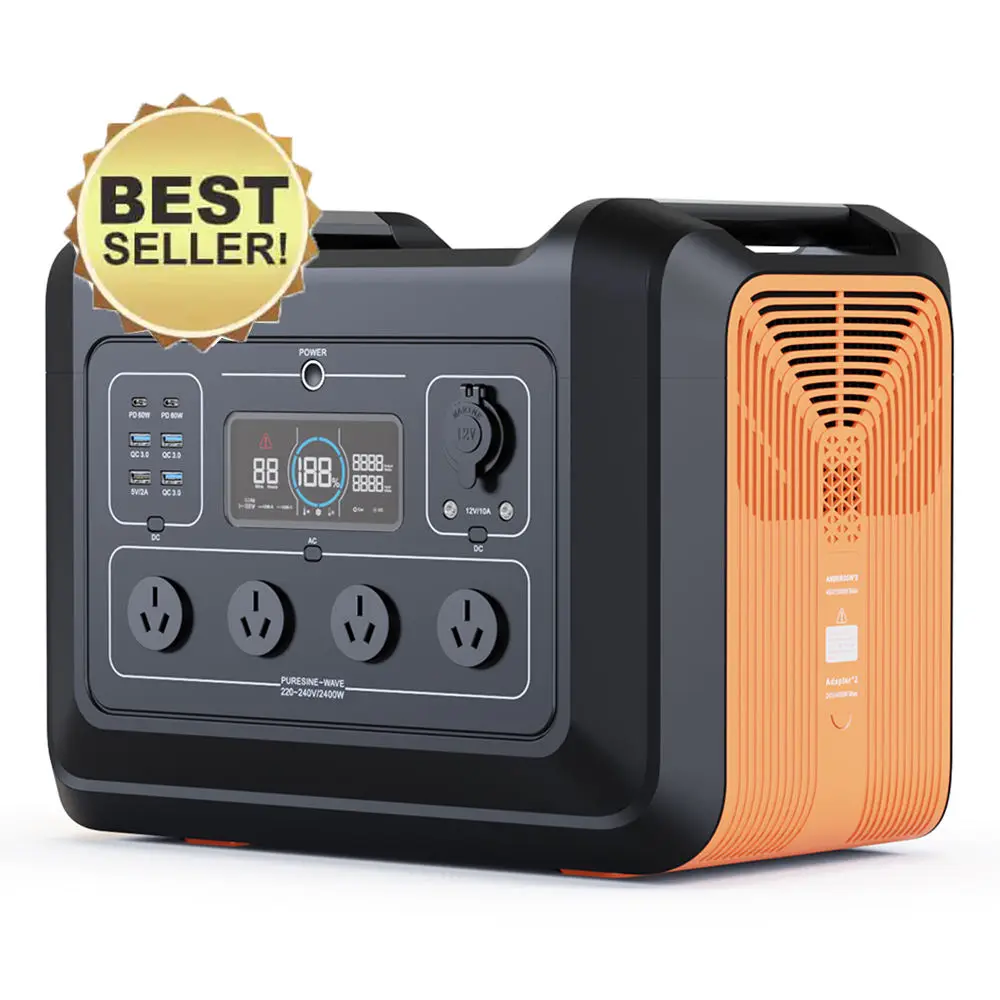 Портативная электростанция lifepo4 мощностью 2 кВт 2000 Вт солнечный генератор 2400 220 В 3000