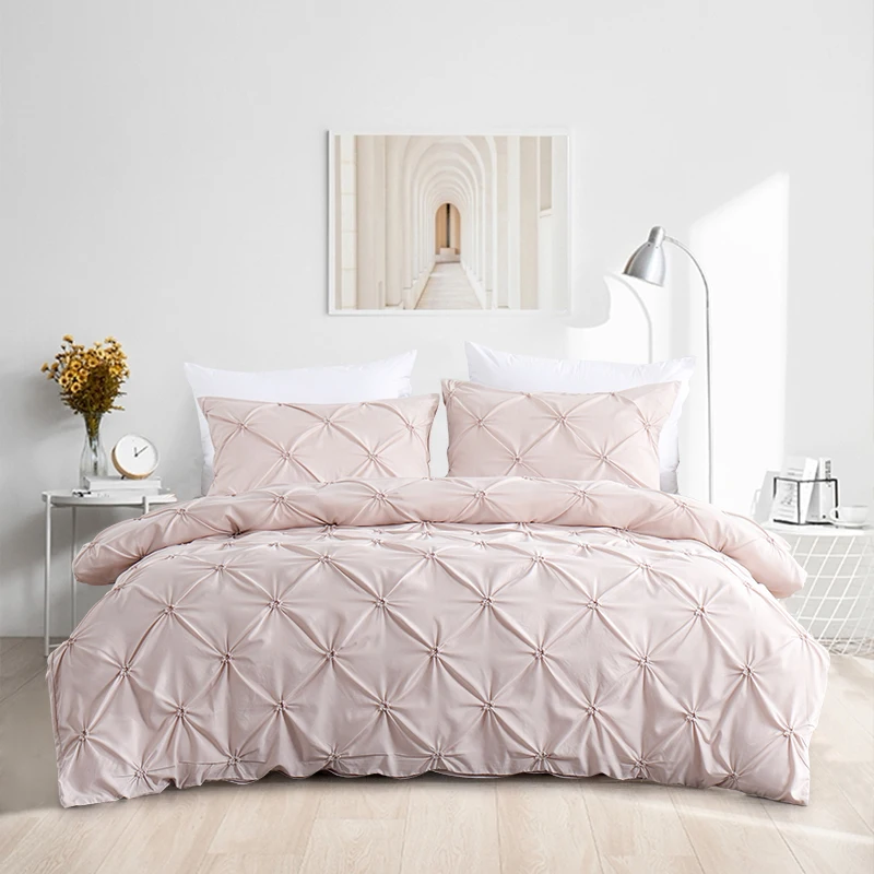 Embroider Luxury Decorative Bedding Set Designs Bed Runner Queen King Adult Duvet