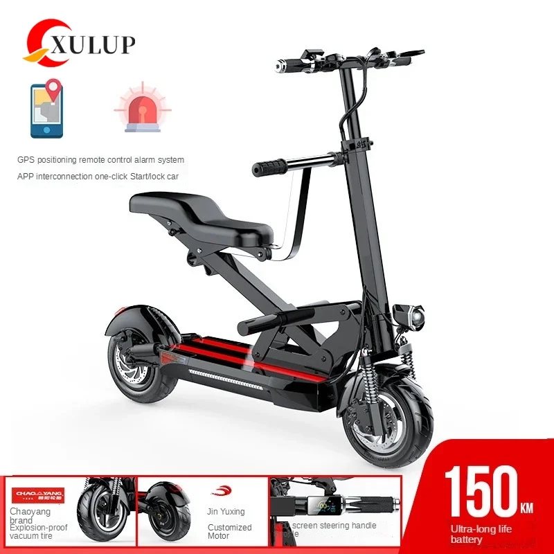 XULUP Q13 500 Вт 1000 Заводской OEM роликовый электрический скутер с подвесным двигателем внедорожный складной электронный быстрый взрослый