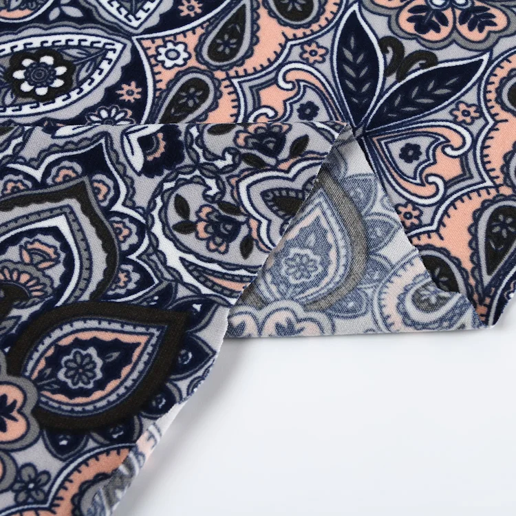 Pattern Single Jersey Ity Fabric High Fastness Breathable Floral Customized Printed Polyester Spandex 100% Polyester Color 160CM