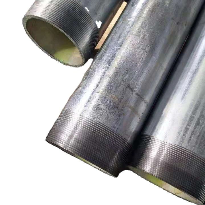 ASTM A53 GrB/S195T  hot-dip galvanized threaded ends screw and sleeve threaded ERW welded steel pipes