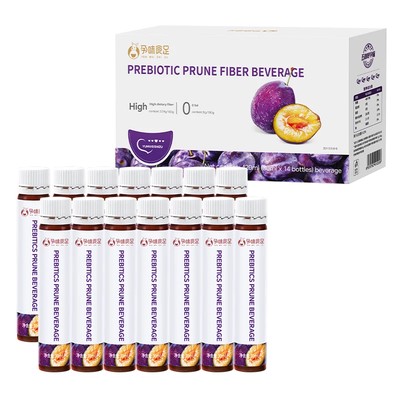 Prebiotic Prune Fiber Elixir Stimulate Intestinal Motility and Aid Digestion