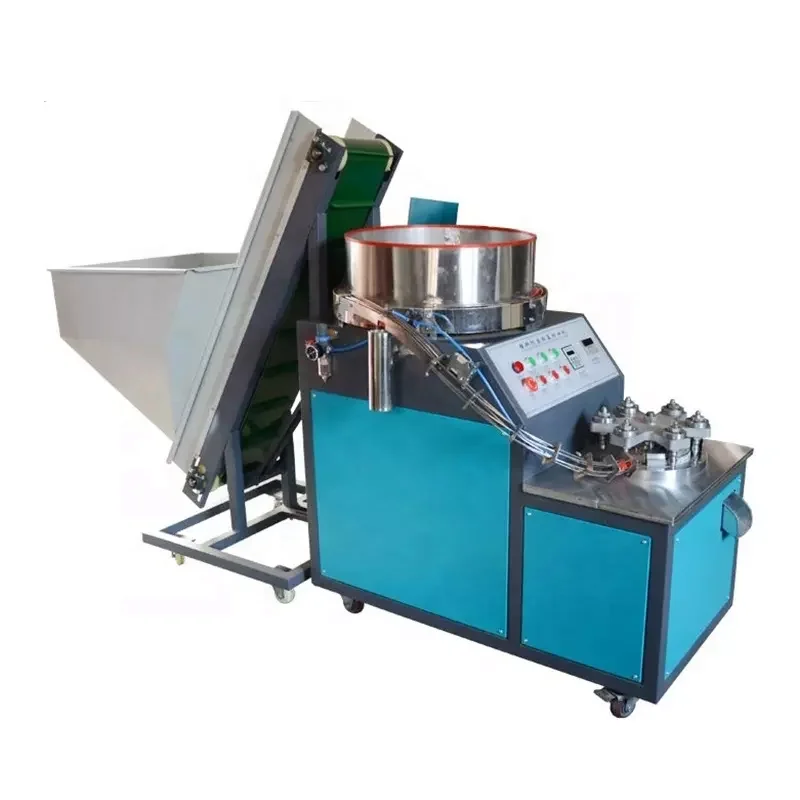 Factory price 28mm 30mm 38mm fully auto plastic water bottle cap slitting machine cap folding machine for cutting cap
