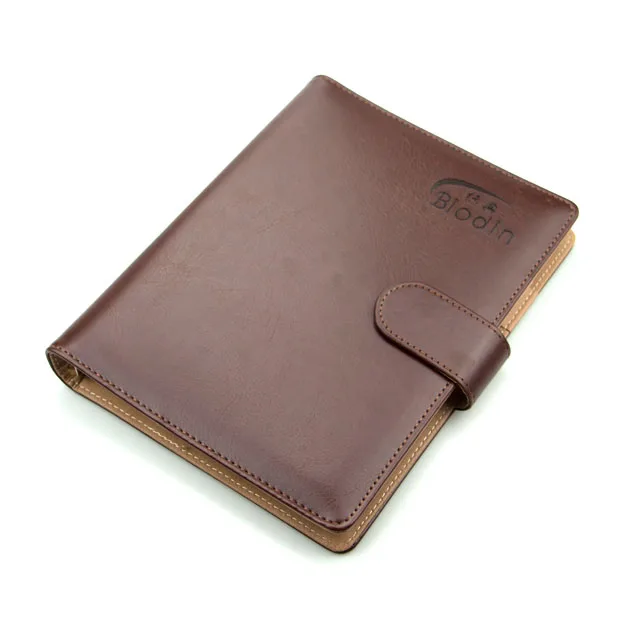 Free sample custom design print pu leather notebook A4 a5 in a box