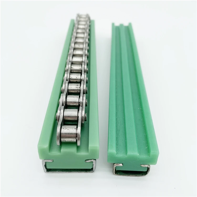 Custom CTS shaped wear resistant UHMWPE linear plastic chain guide