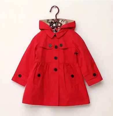 
Toddler Kids Baby Girls Trench Coat Winter Jacket Windbreaker Outerwear Clothes 