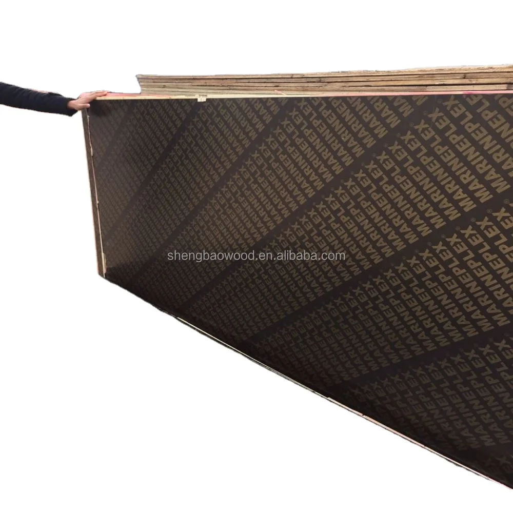 Судостроительная опалубка, фенольная доска 1220x2440 мм 18 мм, фанера с черной пленкой