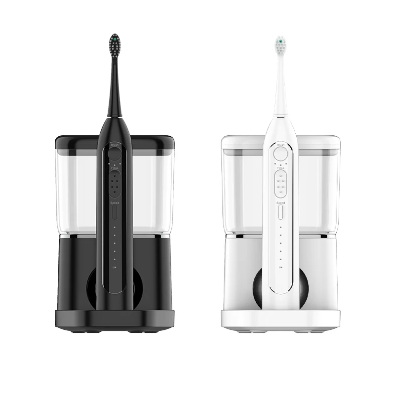 Electric Water Flosser and Toothbrush Combo in One Rechargeable Portable Oral Irrigator for Travel Home