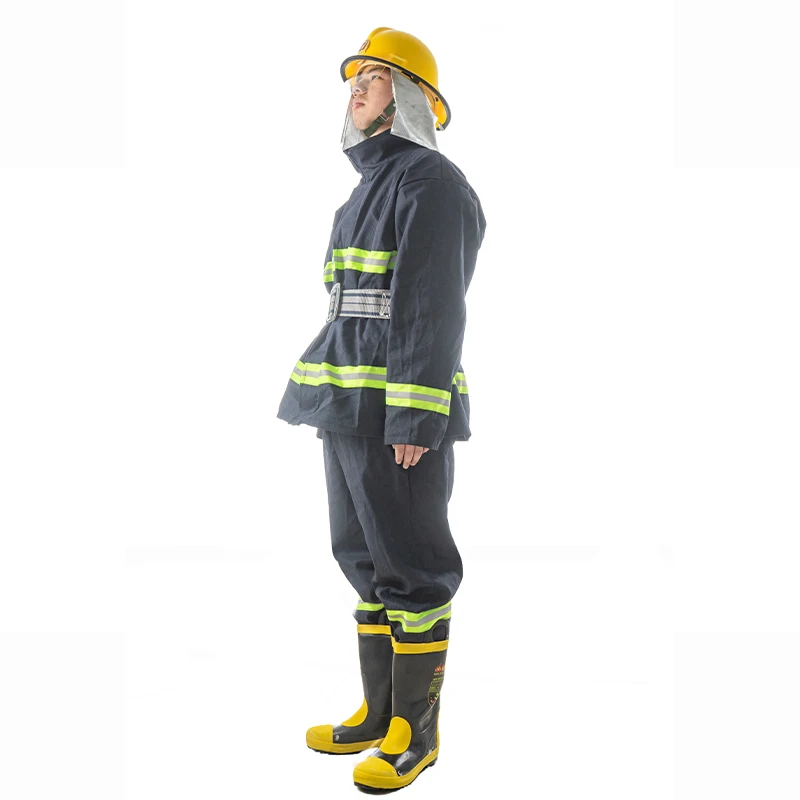 Flame Resistant Protection Coverall Fire-fighting Suit Anti-static Flame-Retardant Protection Clothing