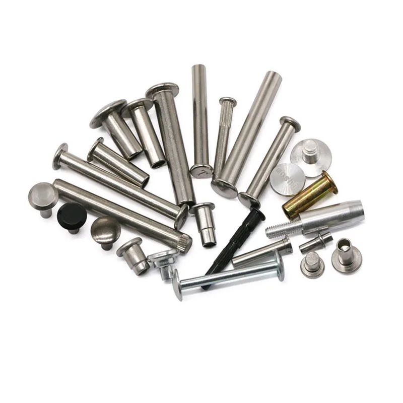 Customized   Manufacturer, Miniature Semi Tubular Metal Rivet Remaches For Furniture