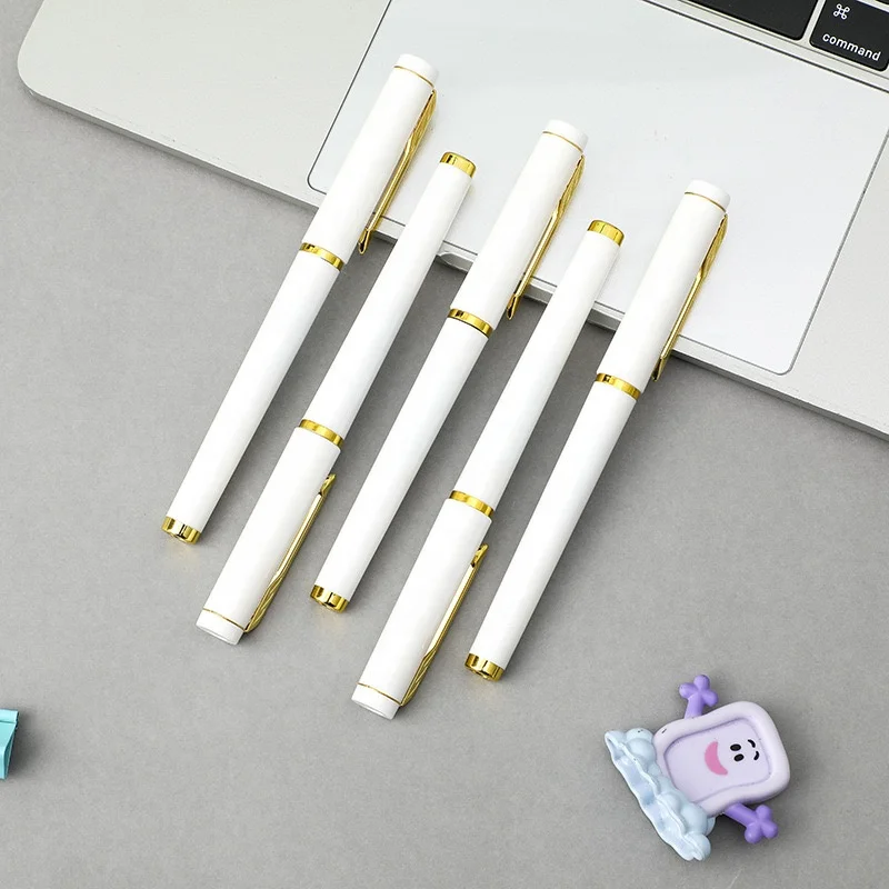 fashion Metal pen high-end business gift metal roller pen custom logo signature gel pen for office