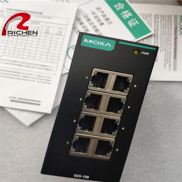 Новый и оригинальный модуль коммутатора Ethernet мокса EDS-505A-MM-SC в наличии на