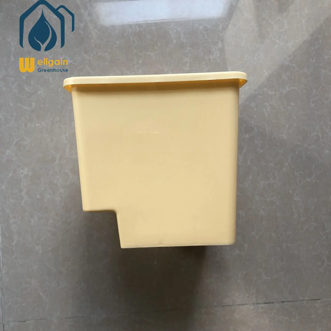 Bato bucket with single hole lid net pot dutch bucket for hydroponic system from china