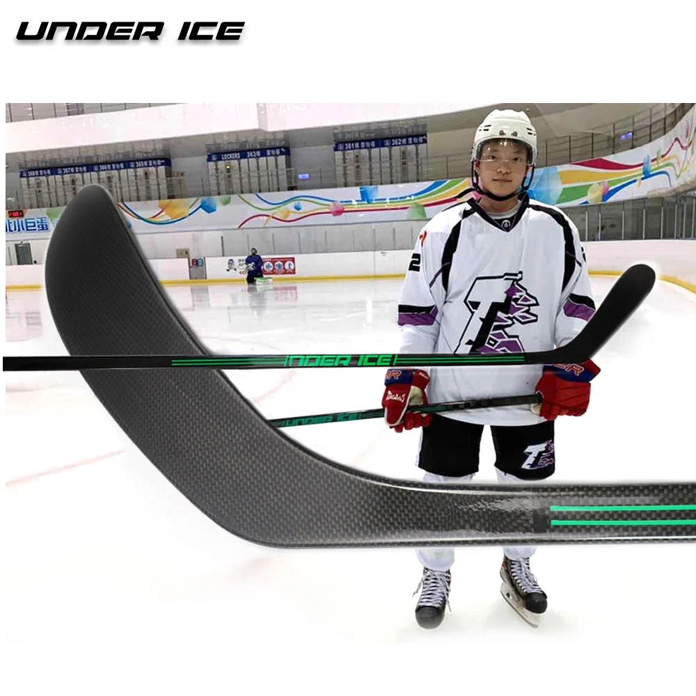 New Arrival Wholesale Light Hockey Sticks Carbon Field Lacrosse Senior Composite No Logo Black Club Ice Custom Hockey Sticks