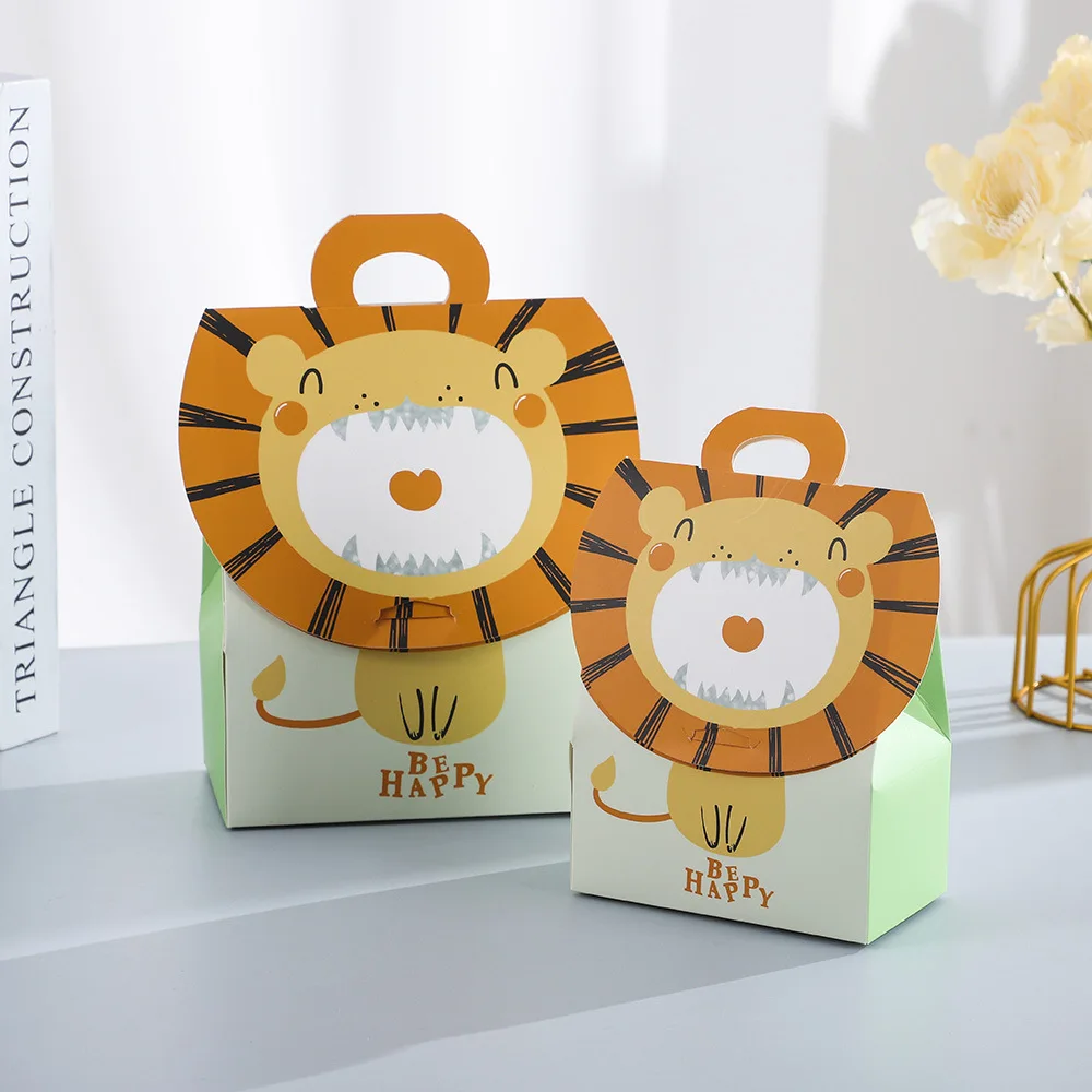 Manufacture Glossy Finish Color Printed Children Chocolate Biscuit Small Party Favor Paper Candy Box