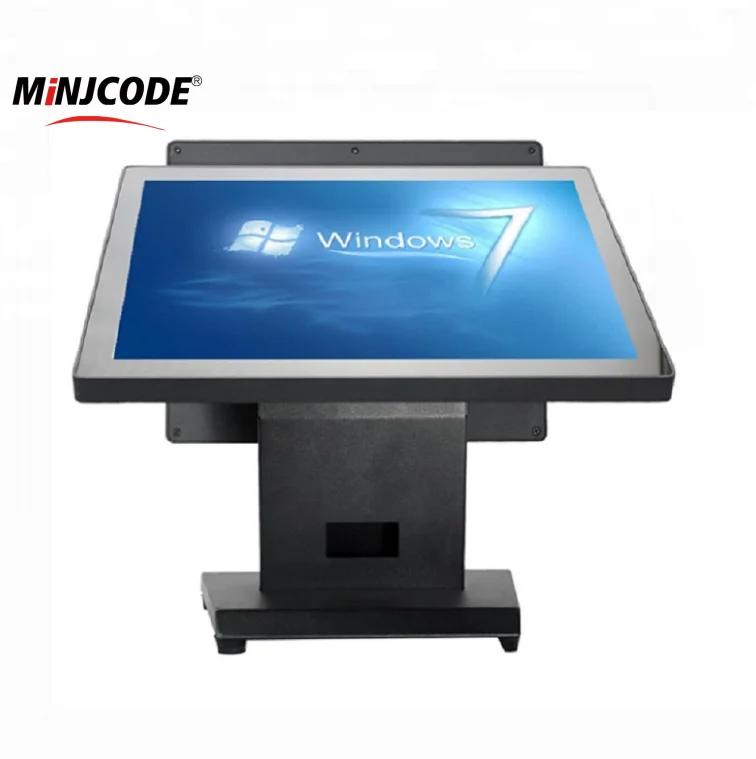 MINJCODE MJ1515 Small POS Machine POS Windows Double Billing Machine Android POS Hardware Systems Clothing Store