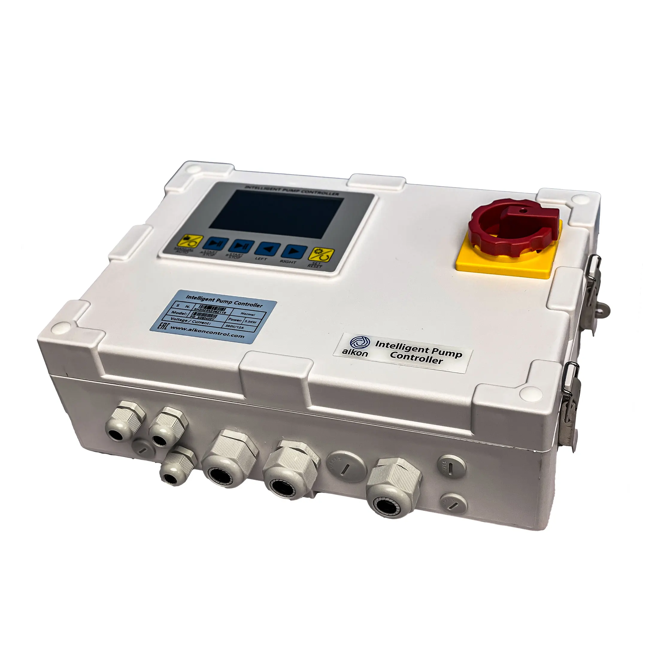 control box vfd controller IP54 lcd screen easy kunray operation Intelligent Pump sewage pump controller