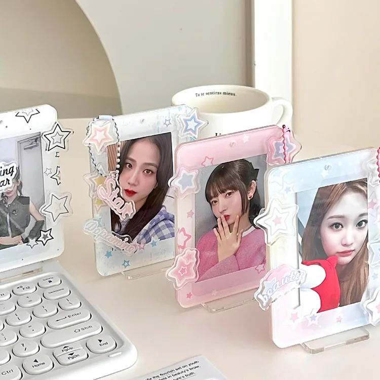 Stocks Tablet Pc Stand Holder Custom Kpop Idol Acrylic Photocard Holder Idol Stars Pc Holder Kpop