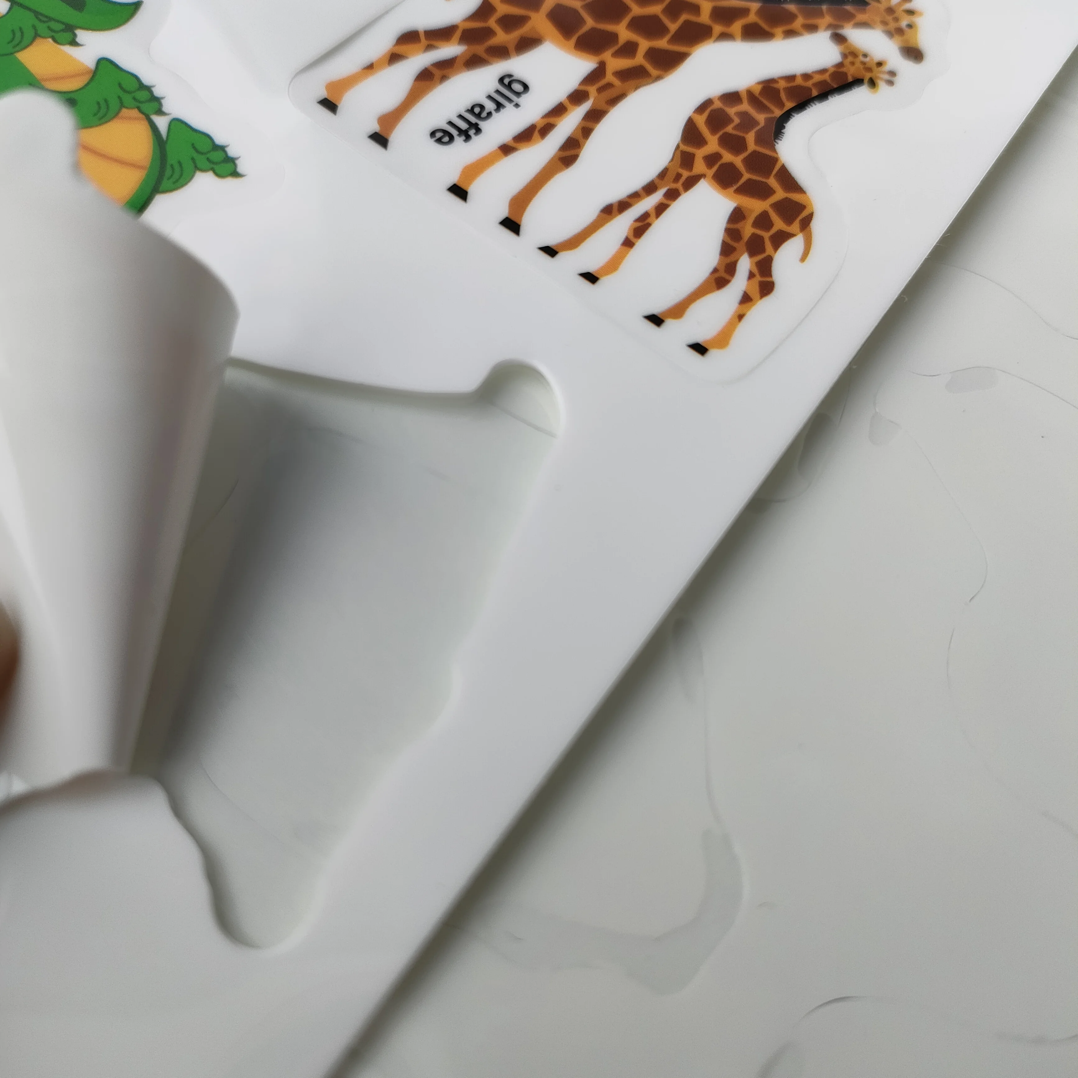 Chrome Custom Holiday style Christmas Jelly Window Decoration Gel Clings Sticker