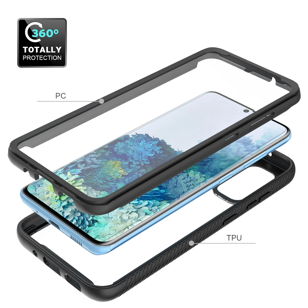 Жесткий чехол для Galaxy S20 FE встроенный защитный экрана противоударный телефона