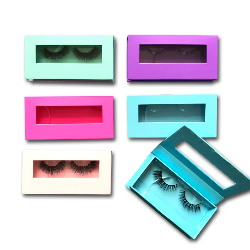 Customized Eyelash Boxes Vendor Packaging Box Eyelash Private Label Pink Magnetic Lash Box