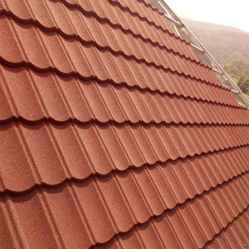 Good price China Factory whosale high quality Stone Coated Roof 0.35mm bond Tile Roofs Metal Stone Colored