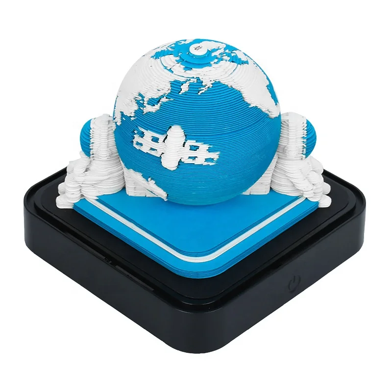 2024 Dragon calendar Creative gift Business Festival Souvenir gift 3D three-dimensional paper sculpture Earth calendar