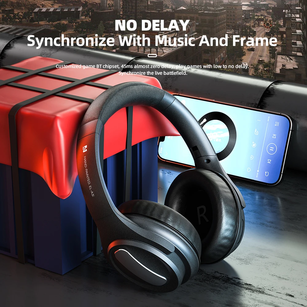 Игровая гарнитура BT5.1 с низкой задержкой головная повязка шумоподавлением hi-fi звук микрофоном оптовая продажа фабрики