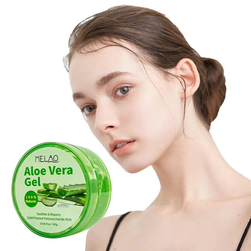 Natural Organic 99% Pure Aloe Vera Gel Aloe Plant Soothing Repair Sunburn Aloe Gel