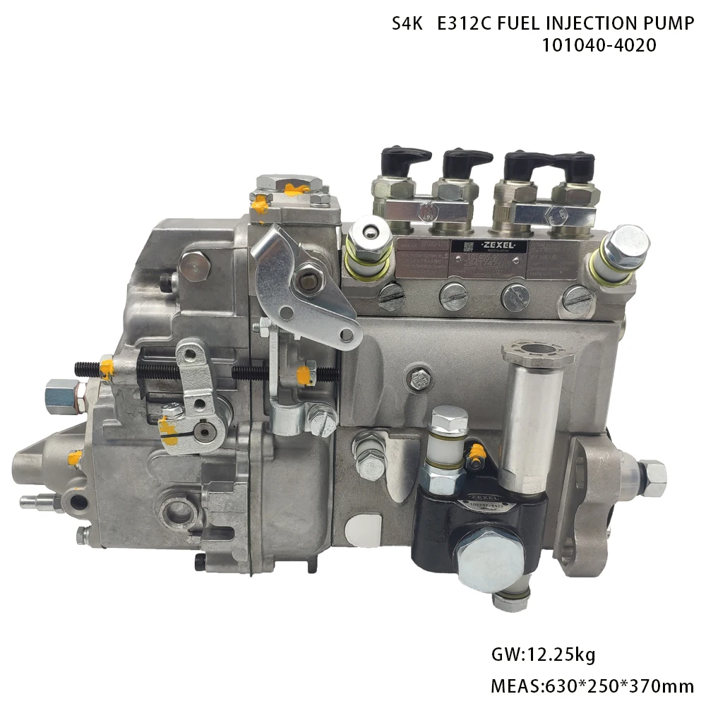 Запчасти для экскаватора SUNORO насос впрыска насоса S4K CAT 312C 101040-4020 дизельного топлива в сборе