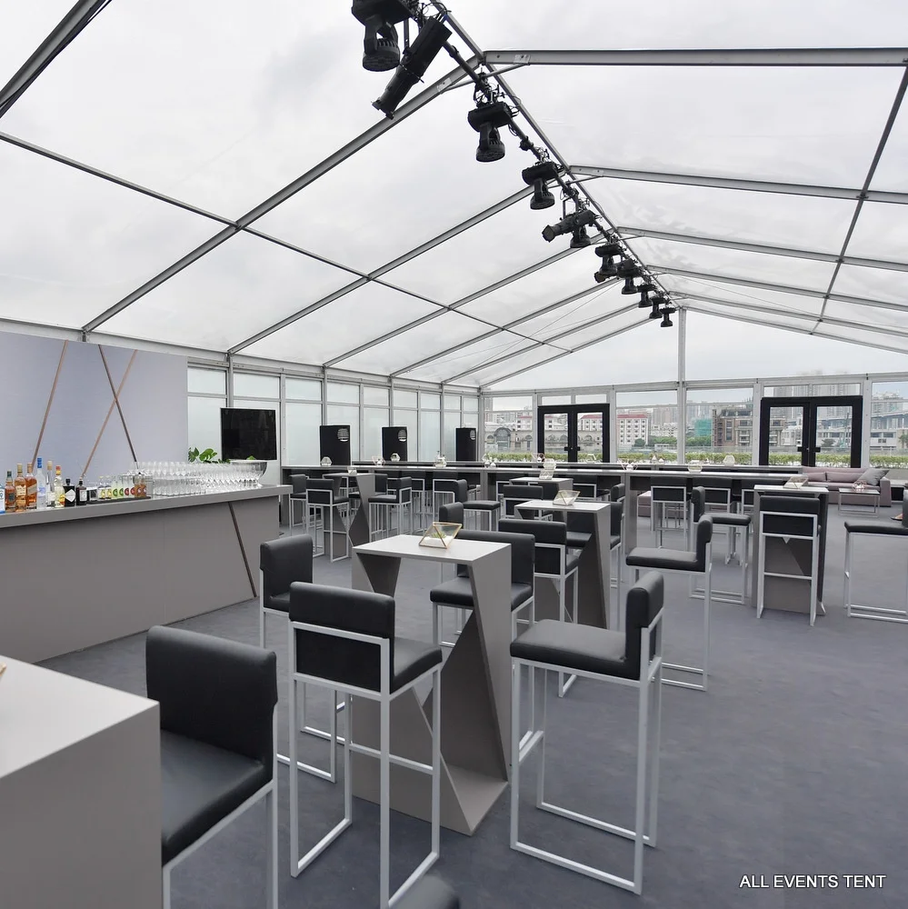 Transparent Glass Party Tent, Clear Roof Marquee