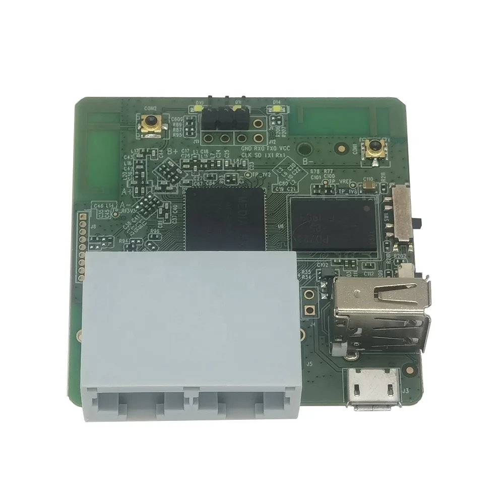 China professional oem fr4 lead free hasl pcb double sided  wifi  router pcb manufacturer