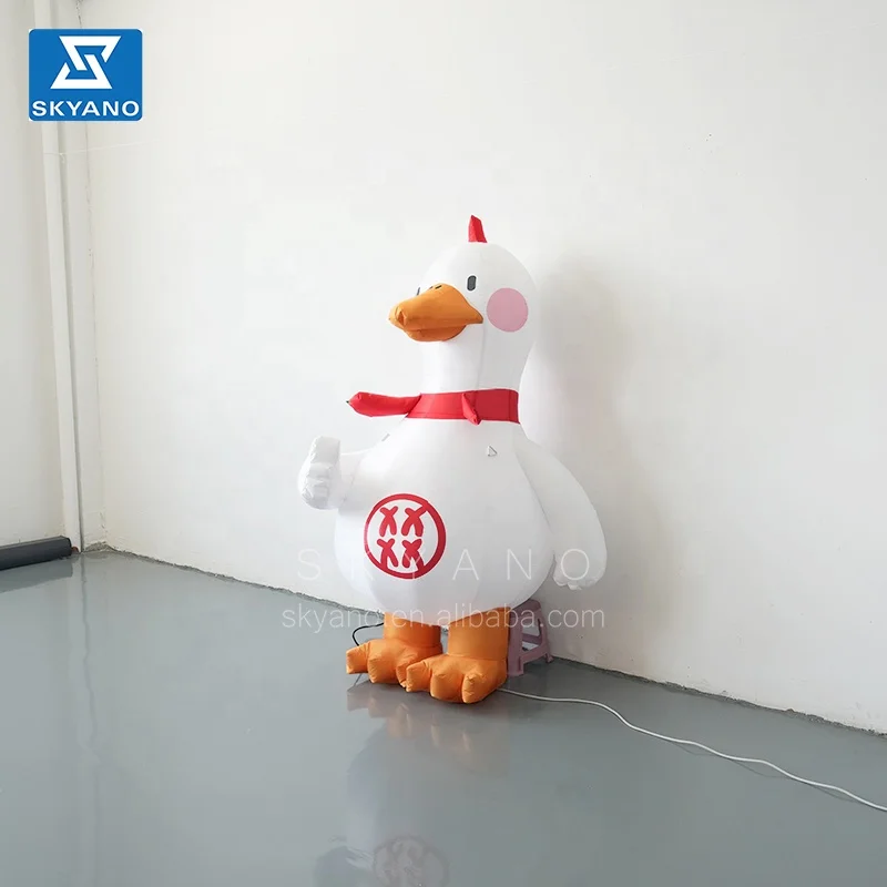 Custom Inflatable Cartoon Goose Mascot Duck Animal Inflatable Model Customized Mascot Character