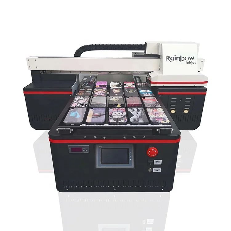 Rainbow A2 inkjet printers uv ink 4060 acrylic printer machine digital printing on acrylic sheet