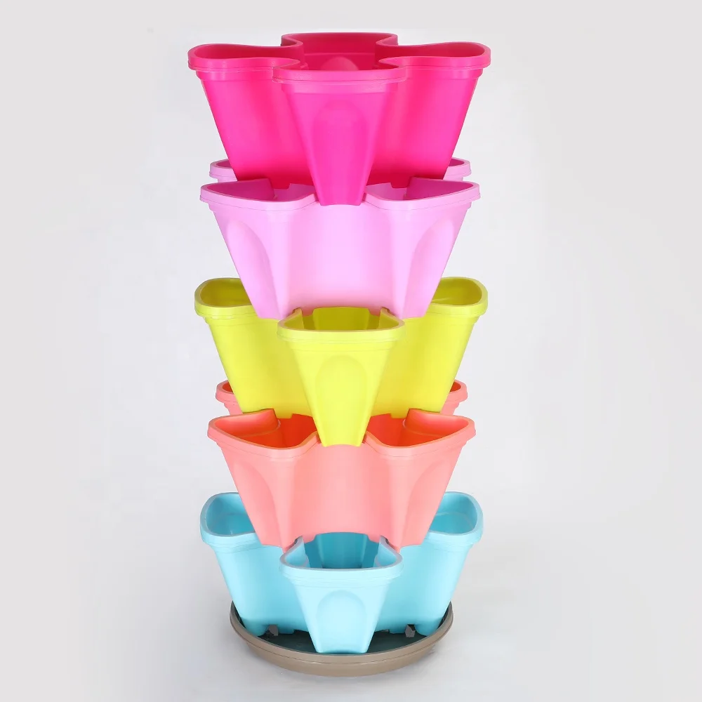 flower pot stackable vertical planter retailer vertical tower pots vertical garden fram and pots