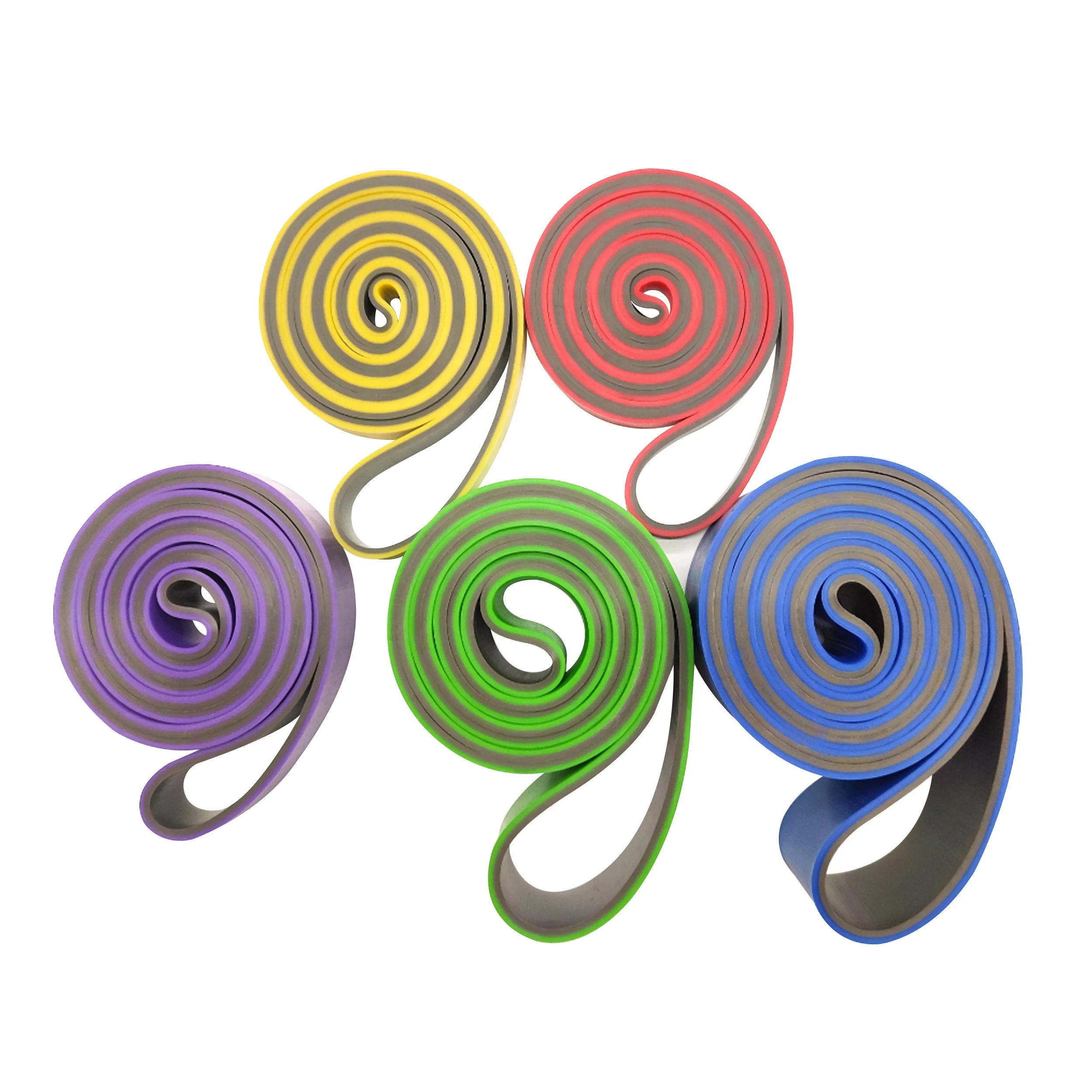 High Quality Elastic Custom Latex Rubber Heavy Pull Up Loop Resistance Exercise Power Fitness Elastic Bands Set