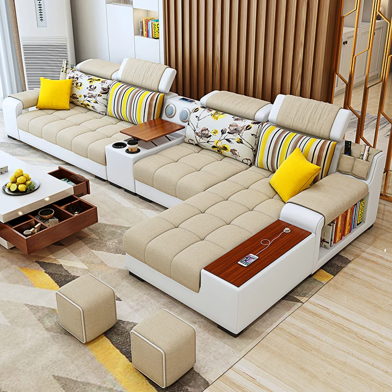 
Low Moq Refinement Big Furniture Modern Sofa For Livingroom Set 
